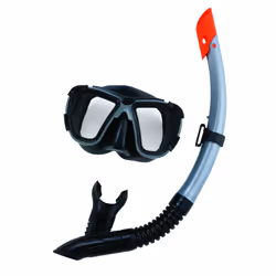 Bestway 24021 maschera per immersioni Vetro temperato Nero, Blu Bambino