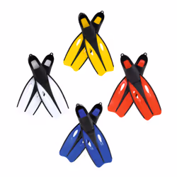 Bestway 27024, Pinne piatte, Blu, Rosso, Bianco, Giallo, Tutto il piede, XL, 42-44, 9.5-11.5