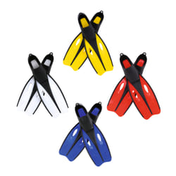 Bestway 27024 pinna per immersioni Blu, Rosso, Bianco, Giallo XL 42-44 9.5-11.5 Pinne piatte