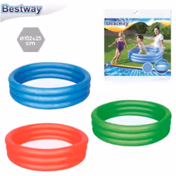 Bestway 51024, 101 L, 2 anno/i, Vinile, Blu, Verde, Rosso