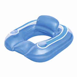 Bestway 43097 galleggiante da piscina e da spiaggia Blu, Trasparente Fantasia Vinile Ciambella da nuoto - Vista aggiuntiva 6