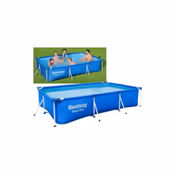 PISCINE PISCINA RETTANGOLARE ART. 56043 CM.300x201xH66 - CAPACITA' 3.300 LT Struttura di metallo con trattamento antiruggine, ...