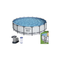 Bestway - piscine fuo tonda con telaio D.549 H.122 con pompa art. 56462 piscine fuoriterra