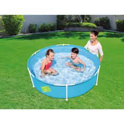 Bestway Steel Pro 56283 piscina fuori terra Piscina con bordi Piscina rotonda 580 L Blu - Vista aggiuntiva 4