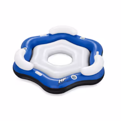 Bestway 43111 galleggiante da piscina e da spiaggia Blu, Bianco Fantasia Vinile Isola galleggiante - Vista aggiuntiva 4