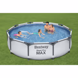 Bestway Steel Pro Piscina con bordi rotonda 4678L Blu fuori terra - Vista aggiuntiva 6