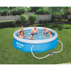 Bestway Fast Set Piscina Autoportante Rotonda mis. 305xh76 cm - colore azzurro - con pompa a filtro - Vista aggiuntiva 6