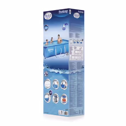 Bestway Steel Pro Piscina Rettangolare mis. 300x201xh66 cm - colore azzurro - con pompa a filtro - Vista aggiuntiva 4