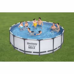 Bestway Steel Pro 56438 piscina fuori terra Piscina con bordi Piscina rotonda 16015 L Blu - Vista aggiuntiva 5