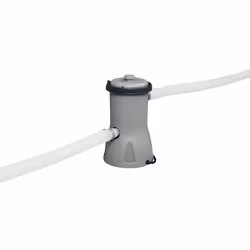 Bestway Power Steel 56448 piscina fuori terra Piscina con bordi Piscina ovale 10949 L Blu, Grigio - Vista aggiuntiva 8