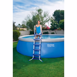 Bestway Power Steel 56474 piscina fuori terra Piscina con bordi Piscina rettangolare 30045 L Blu, Grigio - Vista aggiuntiva 7