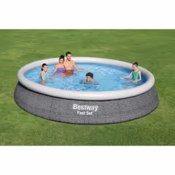 Bestway Fast Set Piscina cm. 457x84, capacita' 9.677 lt., pompa - Vista aggiuntiva 6