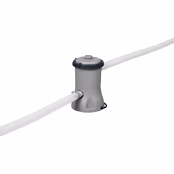 Bestway Power Steel Piscina Ovale mis 427x250xh100 cm - colore grigio - con pompa filtro e scaletta di sicurezza - Vista aggiuntiva 8