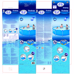 Bestway Steel Pro 56677 piscina fuori terra Piscina con bordi Piscina rotonda 4678 L Blu - Vista aggiuntiva 4