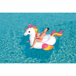 Bestway 41113 galleggiante da piscina e da spiaggia Multicolore, Bianco Vinile Gonfiabile cavalcabile - Vista aggiuntiva 4