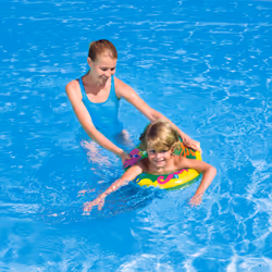 Bestway 36113 galleggiante da piscina e da spiaggia Blu, Arancione, Giallo Fantasia Vinile Salvagente - Vista aggiuntiva 8