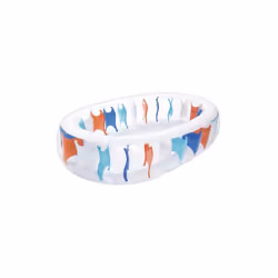 PISCINA GONFIABILE OVALE 54066B CM. 234x152x51H PISCINE Piscina autoformante in PVC (pvc/polyestere/pvc), facile e veloce ins ...