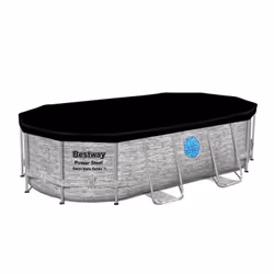 Bestway 56714 piscina fuori terra Piscina con bordi Piscina ovale 7250 L Marrone - Vista aggiuntiva 5