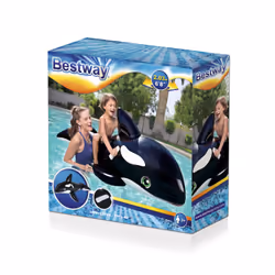 Bestway 41009 galleggiante da piscina e da spiaggia Nero, Bianco Fantasia Vinile Gonfiabile cavalcabile - Vista aggiuntiva 5