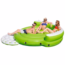 Bestway 43120, Verde, Bianco, Isola galleggiante, Monocromatico, PVC, 450 kg, 2750 mm