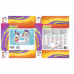 Bestway 36159 galleggiante da piscina e da spiaggia Multicolore Immagine PVC Anello di nuoto - Vista aggiuntiva 7