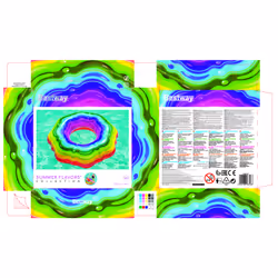 Bestway 36163 galleggiante da piscina e da spiaggia Multicolore Fantasia PVC Anello di nuoto - Vista aggiuntiva 7