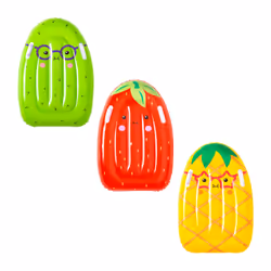 Bestway Tavola Nuoto Tuttifrutti Cm. 84x56, 3-8 Anni, 3 Frutti Assortiti Fragola, Kiwi, Ananas, Materassino galleggiante, Bam ...