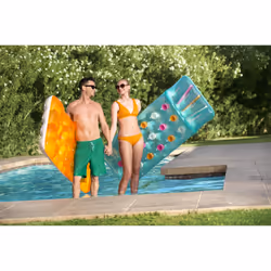 Bestway 43014 galleggiante da piscina e da spiaggia Blu, Rosa Fantasia Vinile Materassino galleggiante - Vista aggiuntiva 8