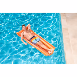 Bestway 44013 galleggiante da piscina e da spiaggia Blu, Arancione, Trasparente, Giallo Vinile Materassino galleggiante - Vista aggiuntiva 7