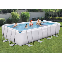 Vi divertirete moltissimo con la vostra famiglia e gli amici grazie alla piscina Power Steel della Bestway che, grazie alle n ...