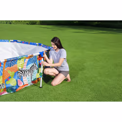 Bestway 56985 piscina fuori terra Piscina con bordi Piscina rotonda 4062 L Multicolore - Vista aggiuntiva 4