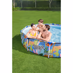 Bestway 56985 piscina fuori terra Piscina con bordi Piscina rotonda 4062 L Multicolore - Vista aggiuntiva 8