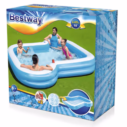 Bestway 54321 piscina fuori terra Piscina gonfiabile 1207 L Blu, Bianco - Vista aggiuntiva 7