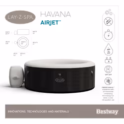 Bestway 60035 vasca idromassaggio e spa 669 L 4 persona(e) Rotondo Grigio, Bianco - Vista aggiuntiva 6