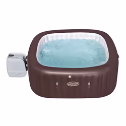 Bestway Piscina SPA Maldives Hydrojet Pro, duraplus, eco-pelle, fondo in schiuma, filtrazione, riscaldamento, sedili integrati, luce led colorjet, include filtro, copertura gonfiabile, dosatore chimico ChemConnect - Vista aggiuntiva 5