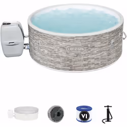 L'idromassaggio gonfiabile Lay-Z-Spa® Vancouver AirJet Plus per 5 persone ed i suoi 140 getti d'aria ti faranno sentire come ...