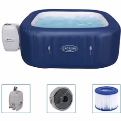 Avete sempre sognato di avere una vasca idromassaggio? Questa vasca da idromassaggio Lay-Z-Spa Hot Tub Hawaii AirJet della Be ...