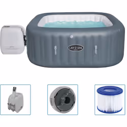 Avete sempre sognato di avere una vasca idromassaggio? Questa vasca da idromassaggio Lay-Z-Spa Hawaii HydroJet Pro della Best ...