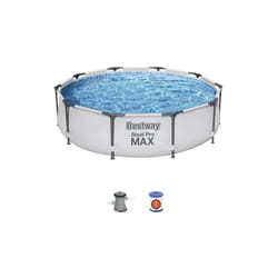 Bestway - piscina fuori terra steel pro max tonda ø 305 x 76 cm bianca