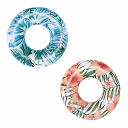 Bestway 36237, Multicolore, Trasparente, Anello di nuoto, Immagine, PVC, Bambino/Bambina, Tropical print