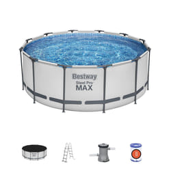 Bestway Steel Pro Max 56420 Piscina con bordi Piscina rotonda 10250 L Grigio