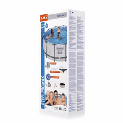Bestway Steel Pro Max 56420 Piscina con bordi Piscina rotonda 10250 L Grigio - Vista aggiuntiva 7