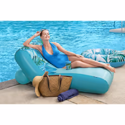 Bestway 43402 galleggiante da piscina e da spiaggia Blu Immagine PVC Sedia a sdraio galleggiante - Vista aggiuntiva 8
