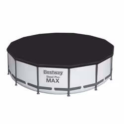 Bestway 5612X piscina fuori terra Piscina con bordi Piscina rotonda 15232 L Grigio, Bianco - Vista aggiuntiva 4