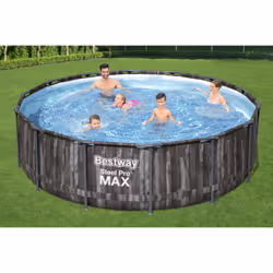 Bestway 5614Z piscina fuori terra Piscina con bordi Piscina rotonda 13030 L Legno - Vista aggiuntiva 4