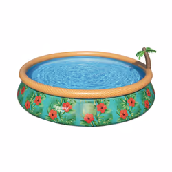 Bestway Fast Set 57416, 9677 L, Piscina con bordi/gonfiabile, Adulti e bambini, Multicolore, 24,2 kg