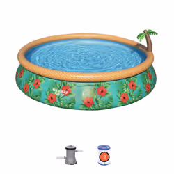 Bestway Fast Set 57416 piscina fuori terra Piscina con bordi/gonfiabile 9677 L Multicolore - Vista aggiuntiva 6