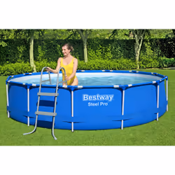 Bestway 5612E piscina fuori terra Piscina con bordi Piscina rotonda 8680 L Blu - Vista aggiuntiva 7