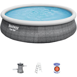 Bestway - Piscina fuori terra autoportante fast set 457x107 cm con pompa filtro a cartuccia