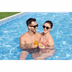 Bestway Power Steel 56448 Piscina con bordi Piscina ovale 10949 L Blu, Grigio - Vista aggiuntiva 5